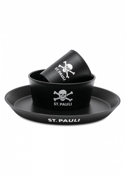 FC St. Pauli - Totenkopf, Kindergeschirr Koziol