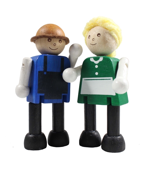 Tano - Farmer & Frau - Holzspielzeug f�r Kinder ab 3 Jahre