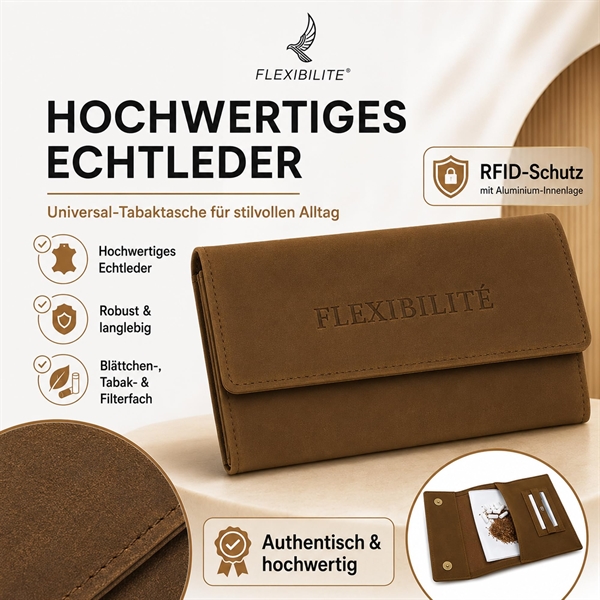 FLEXIBILITE Klassik – Tabaktasche