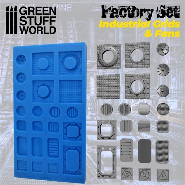 Green Stuff World - Silikon Texturplatten