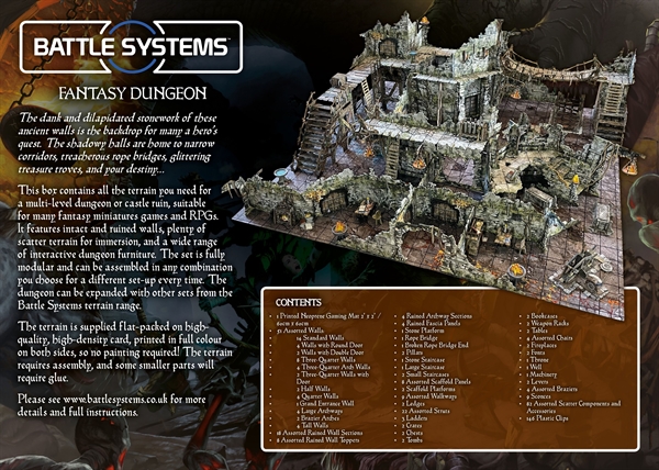 Battle Systems - Terrain: Fantasy Dungeons