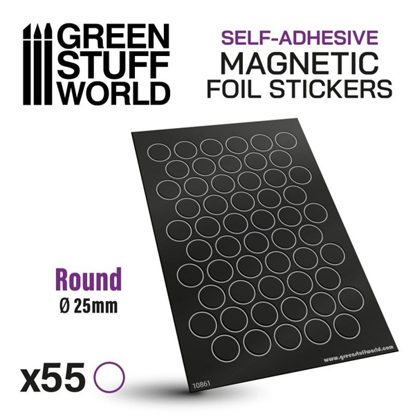 Green Stuff World - Magnetfolienaufkleber Rund
