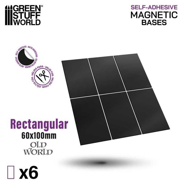 Green Stuff World - Magnetfolienaufkleber Eckig