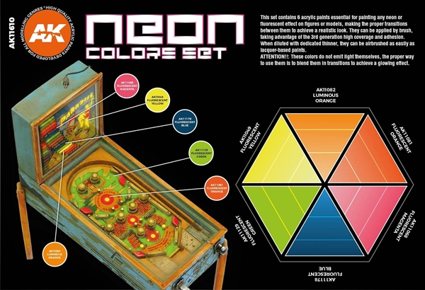 Wargame Color - Neon Colors Set