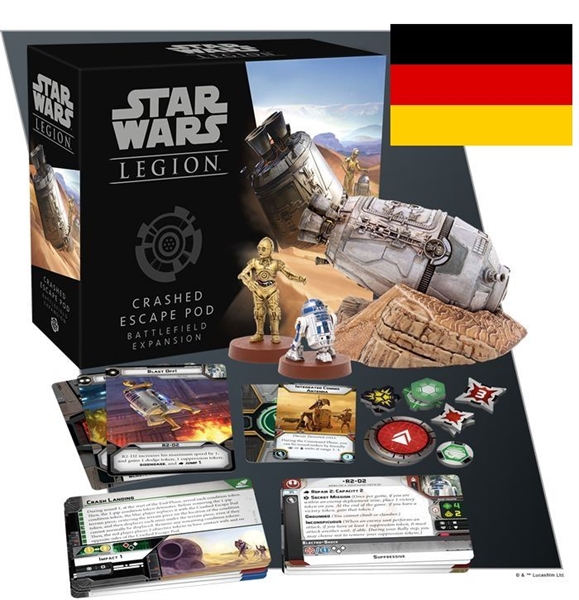 Star Wars: Legion - Abgest�rzte Rettungskapsel