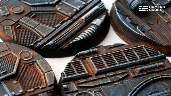 Gamers Grass - Spaceship Corridor Bases 3Stk.