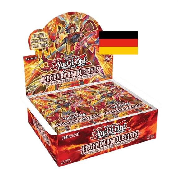YGO - Soulburning Volcano, Booster Display