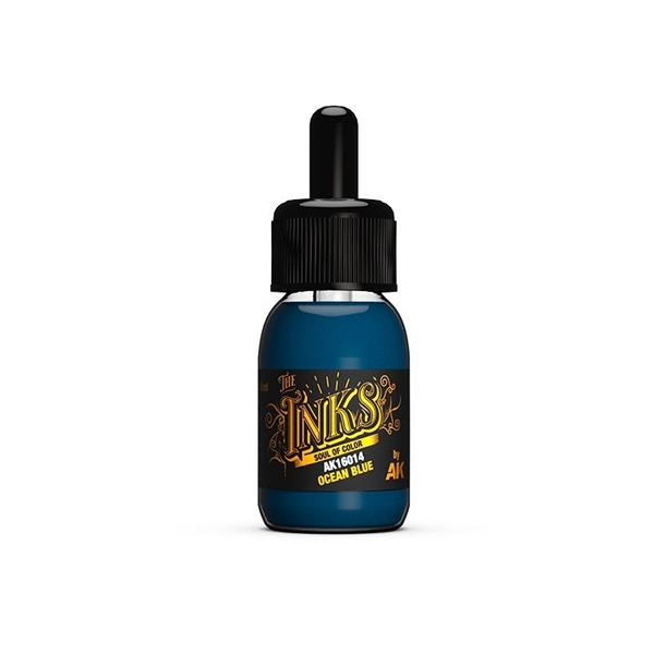 AK Interactive - The Inks: Ocean Blue