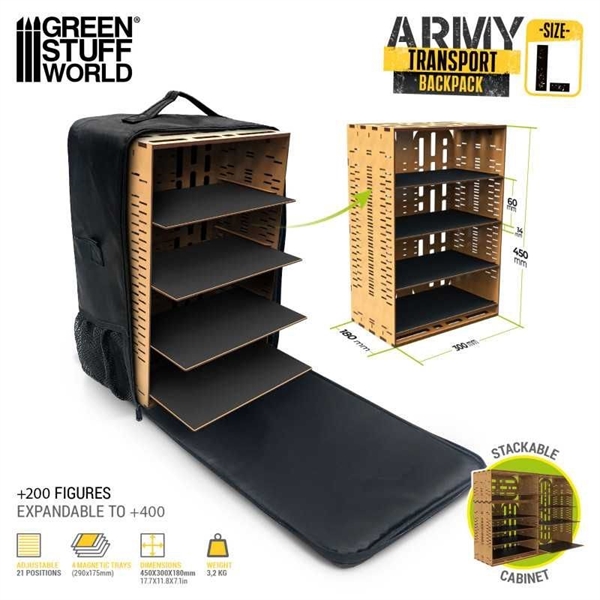 Green Stuff World - Miniatur Rucksack