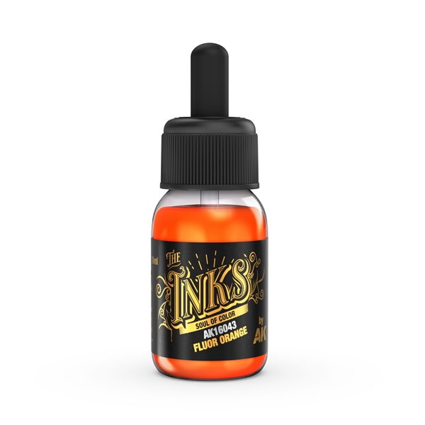 AK Interactive - The Inks: Fluor Orange