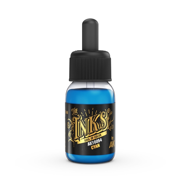 AK Interactive - The Inks: Cyan