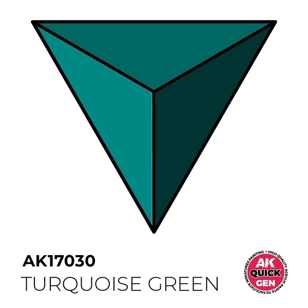 AK Quick Generation Acrylics - Turquoise Green