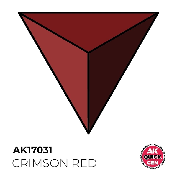 AK Quick Generation Acrylics - Crimson Red