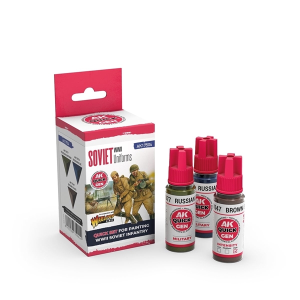 AK Quick Gen. Acrylics - Set: Soviet Uniforms