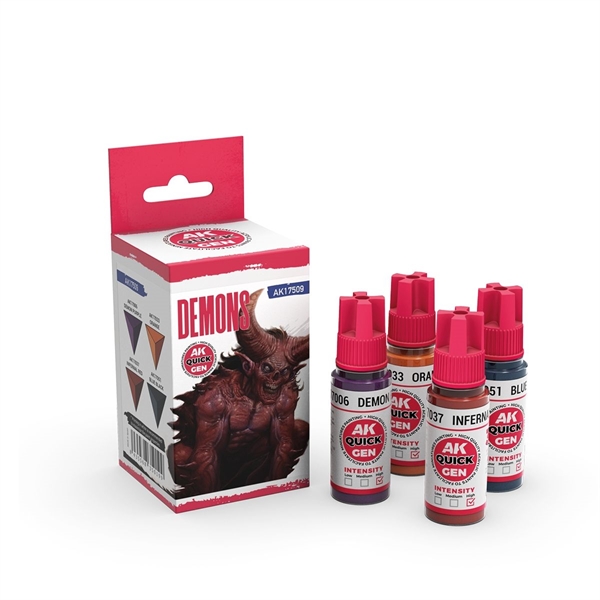 AK Quick Gen. Acrylics - Set: Demons