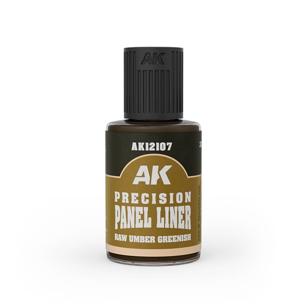 AK Interactive - Precision Paneliner, Umber Greenish
