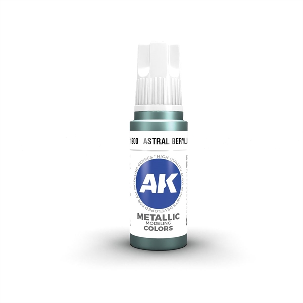 AK 3rd Generation Acrylics - Astral Beryllium Metallic