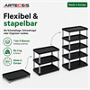 ARTECSIS Schuhregal Kunststoff Premium 3 oder 5 Ebenen