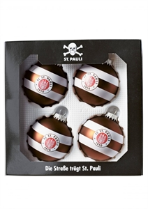 FC St. Pauli - Logo, Christbaumkugeln