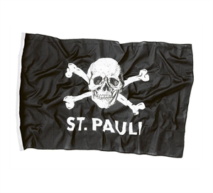 FC St. Pauli - Totenkopf, Hissfahne