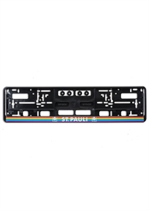 FC St. Pauli - Regenbogen, Nummernschildhalter