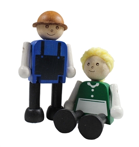 Tano - Farmer & Frau - Holzspielzeug f�r Kinder ab 3 Jahre