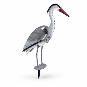 ARTECSIS Fischreiher f�r Gartenteich aus Kunststoff mit Erdspie�, 75 cm, als Reiherschreck und Dekofigur