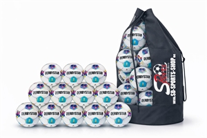 DERBYSTAR - Supercup Brillant Replica,12er Ball+sack, Bundle
