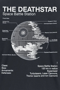 Star Wars - Death Star Sketch, T-Shirt