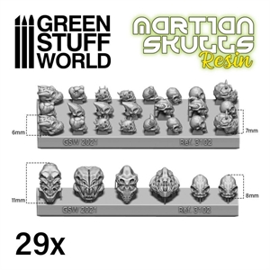 Green Stuff World - Resin Alien Sch�del