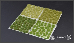 Gamers Grass - Tuft Set, Green Meadow