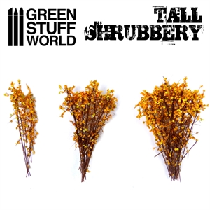 Green Stuff World - Tall Shrubs Autumn Yellow