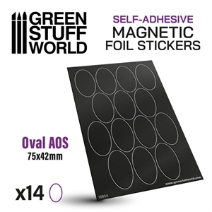 Green Stuff World - Magnetfolienaufkleber Oval