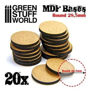 Green Stuff World - MDF Bases Rund