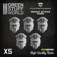 Puppetswar - Offiziere (Maske) K�pfe