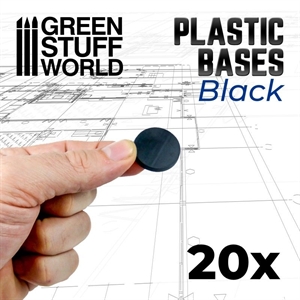Green Stuff World - Plastik Bases Rund