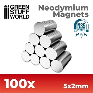 Green Stuff World - Neodym-Magnete 5x2mm