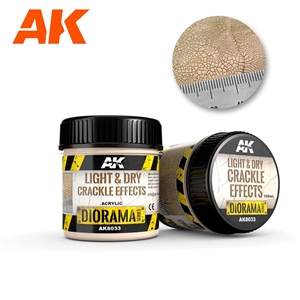 AK Interactive - Diorama: Light&Dry Crackle Effect