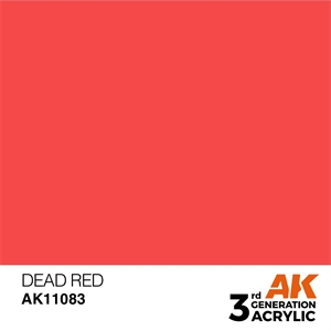 AK 3rd Generation Acrylics - Dead Red