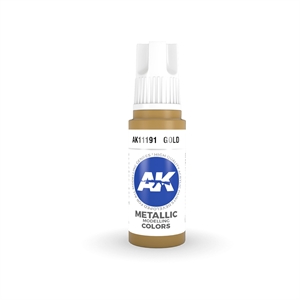 AK 3rd Generation Acrylics - Gold Metallic