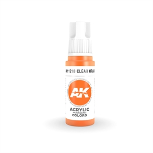 AK 3rd Generation Acrylics - Clear Orange