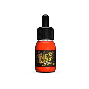 AK Interactive - The Inks: Blood Scarlet