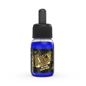 AK Interactive - The Inks: Fluor Blue