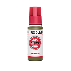 AK Quick Generation Acrylics - US Olive Uniform