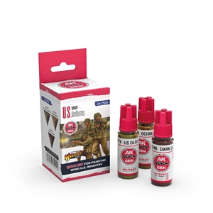 AK Quick Gen. Acrylics - Set: US Uniforms