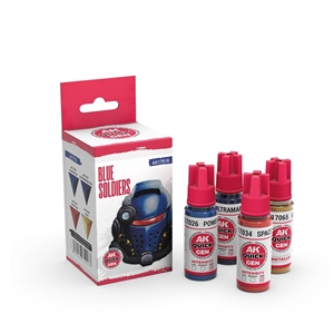 AK Quick Gen. Acrylics - Set: Blue Soldiers