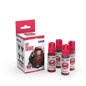 AK Quick Gen. Acrylics - Set: Red Soldiers