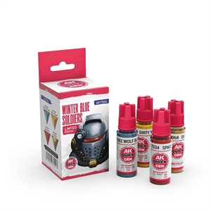 AK Quick Gen. Acrylics - Set: Winter Blue Soldiers