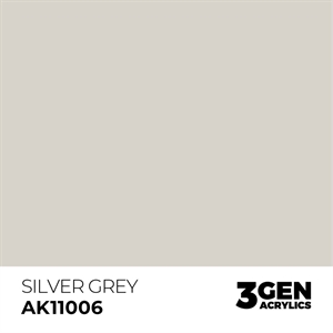 AK 3rd Generation Acrylics - Silver Grey