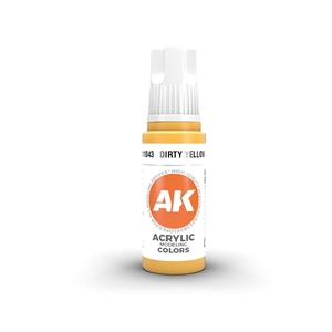 AK 3rd Generation Acrylics - Dirty Yellow